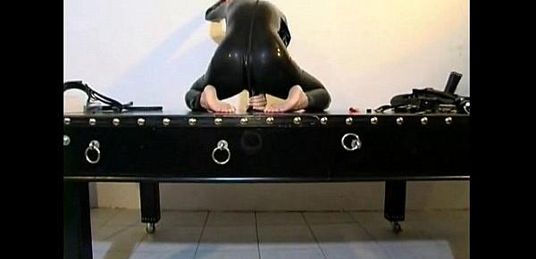  Horny slave girl pleases her master